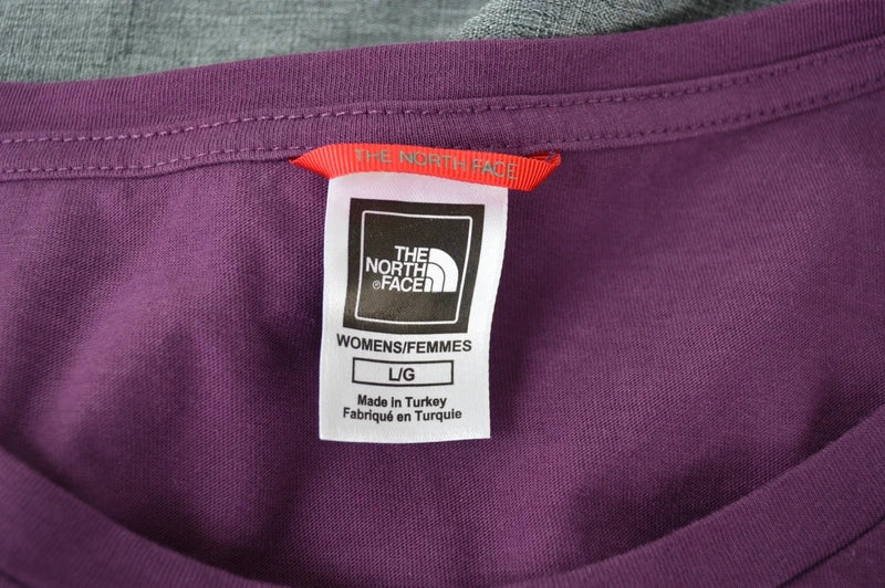 The North Face Damen T-Shirt Covent Garden London in Violett – Gr. L