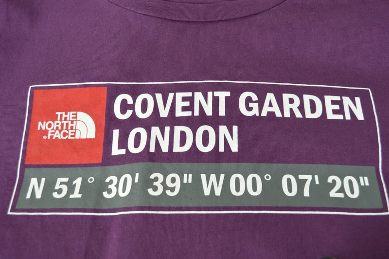 The North Face Damen T-Shirt Covent Garden London in Violett – Gr. L