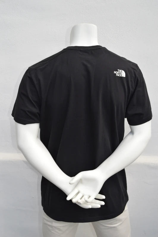 The North Face Herren Color-Block T-Shirt in SchwarzGrau – Gr. XL