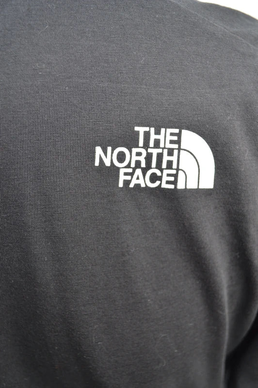 The North Face Herren Color-Block T-Shirt in SchwarzGrau – Gr. XL