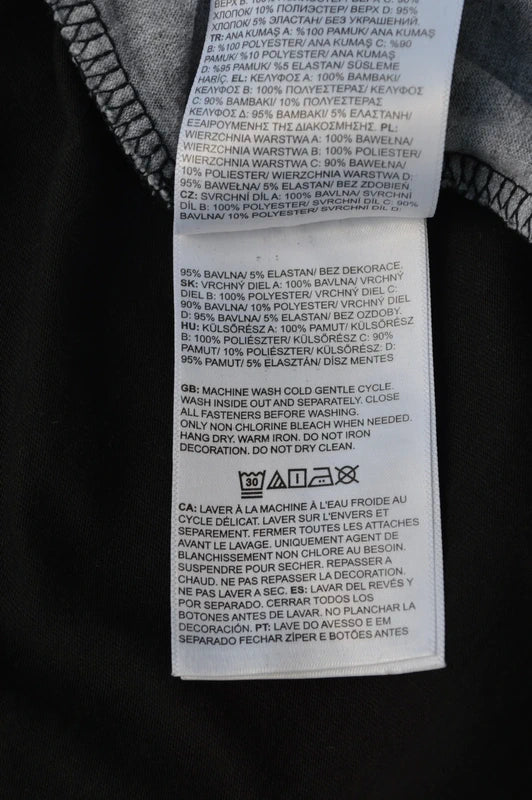 The North Face Herren Color-Block T-Shirt in SchwarzGrau – Gr. XL