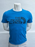 The North Face Herren T-Shirt „Never Stop Exploring“ – Blau – Gr. S (Guter Zustand mit kl. Makel)