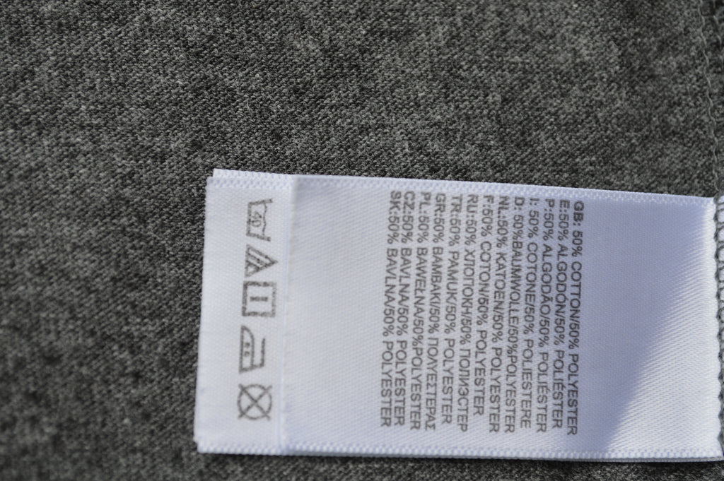 The North Face T-Shirt Grau Melange – Mountain Print Größe M