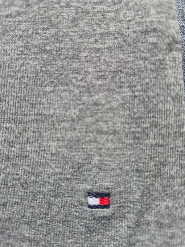 Tommy Hilfiger Damen 1/2-Arm Jersey-Top in Grau-Meliert – Gr. S