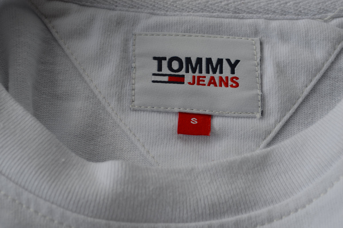 Tommy Hilfiger Tommy Jeans Herren T-Shirt Weiß – Größe S