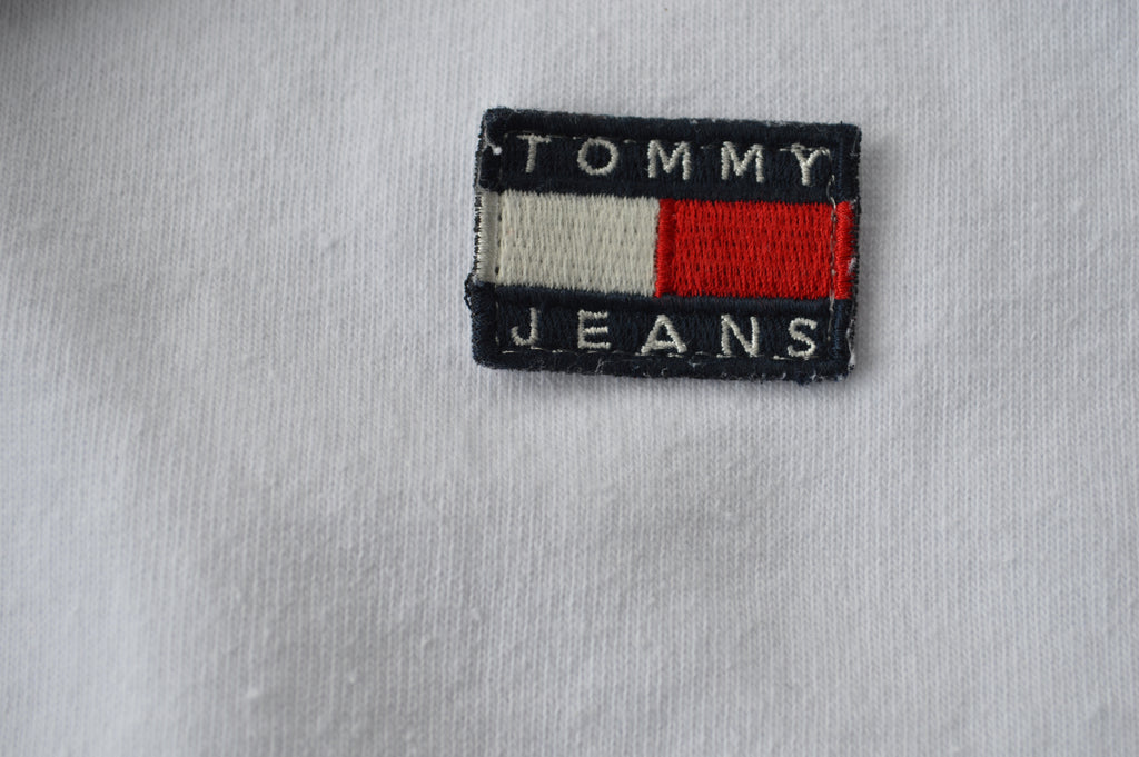 Tommy Hilfiger Tommy Jeans Herren T-Shirt Weiß – Größe S