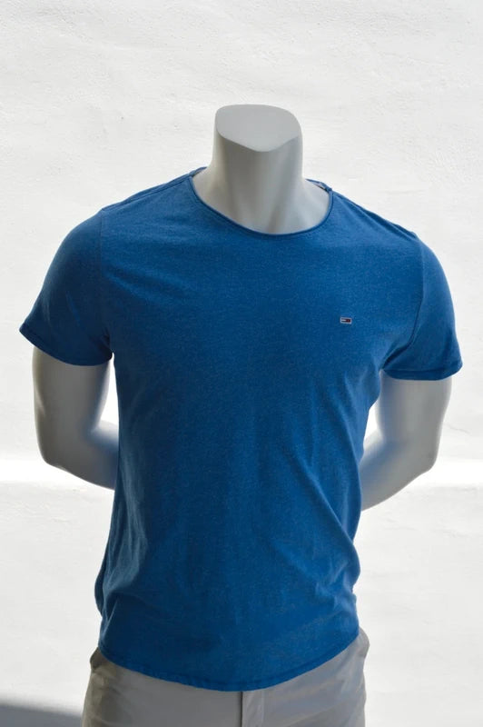 Tommy Jeans Herren Classic Logo T-Shirt in Navy-Blau – Gr. L