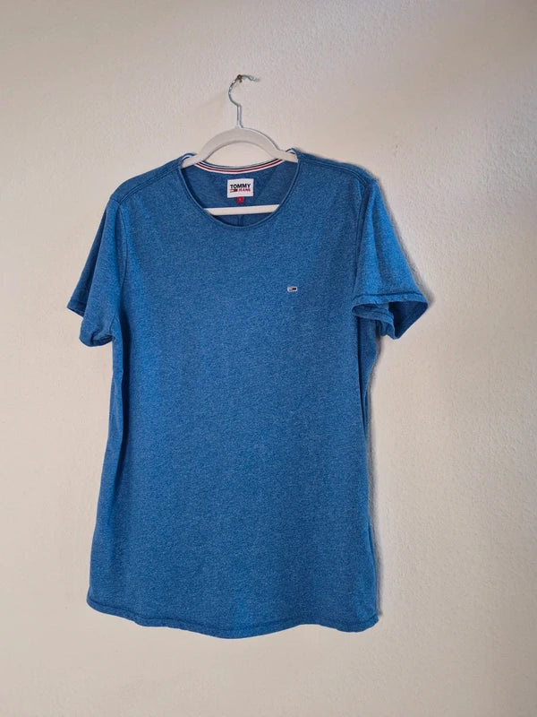 Tommy Jeans Herren Classic Logo T-Shirt in Navy-Blau – Gr. L