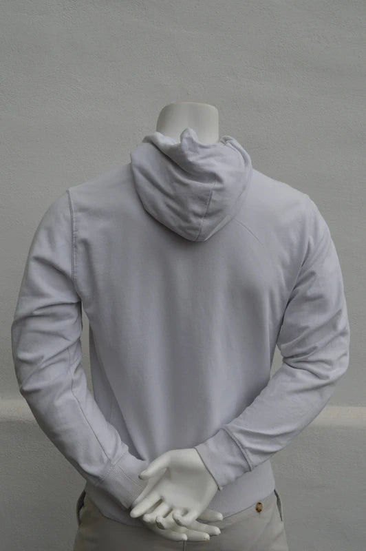 Tommy Jeans Herren Logo Hoodie in Weiß – Gr. S