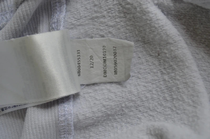Tommy Jeans Herren Logo Hoodie in Weiß – Gr. S
