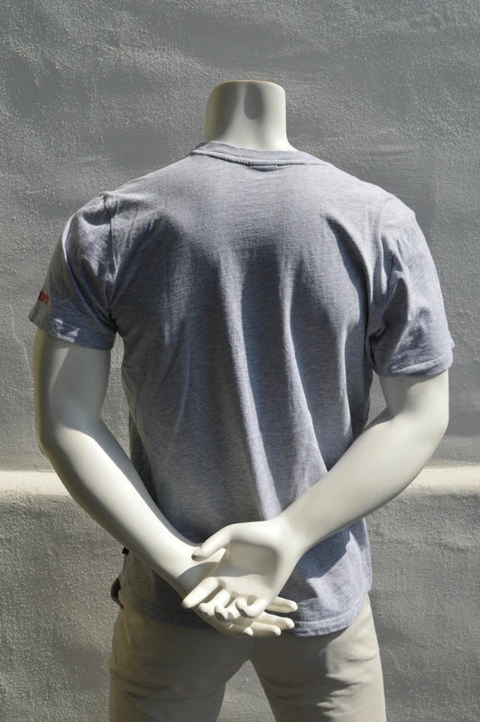 Umbro Classic Diamond Logo T-Shirt in Hellgrau Meliert – Gr. L