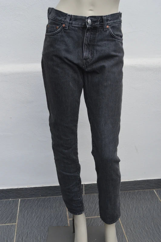 Weekday Sharp Jeans W29/L30 – Schwarz/Grau