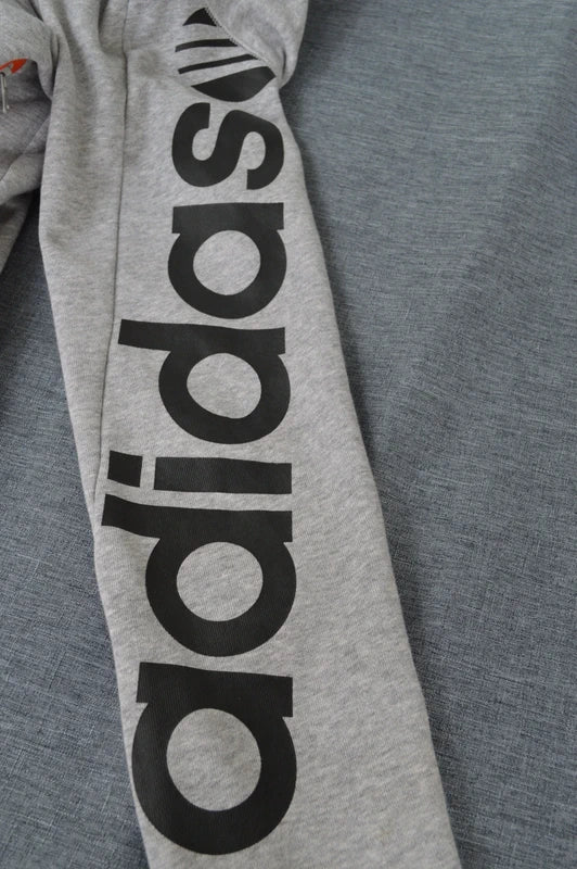 adidas Neo Damen Colorblock Sweatjacke in GrauSchwarz – Gr. S
