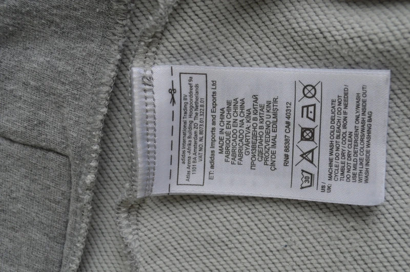 adidas Neo Damen Colorblock Sweatjacke in GrauSchwarz – Gr. S
