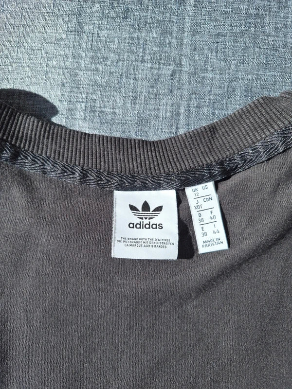 adidas Originals Damen 3-Stripes Tee Dress in Schwarz – Gr. M (D 38)